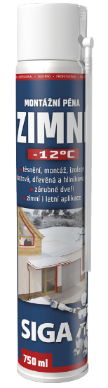 Obrázek SIGA PRO montážní pěna zimní 750 ml