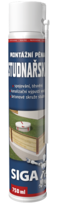 Obrázek SIGA PRO montážní pěna STUDNÁŘSKÁ SPRAY 750 ml
