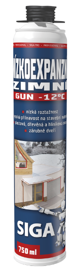 Obrázek SIGA PRO nízkoexpanzní zimní GUN 750 ml