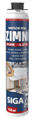 Obrázek SIGA PRO montážní pěna zimní 750 ml pistolová