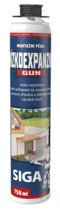 Obrázek SIGA PRO nízkoexpanzní 750 ml pistolová