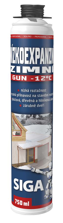 SIGA PRO nízkoexpanzní zimní GUN 750 ml