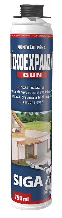 SIGA PRO nízkoexpanzní 750 ml pistolová