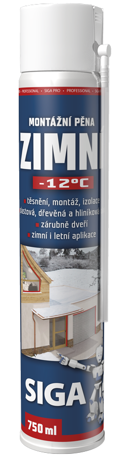 SIGA PRO montážní pěna zimní 500 ml