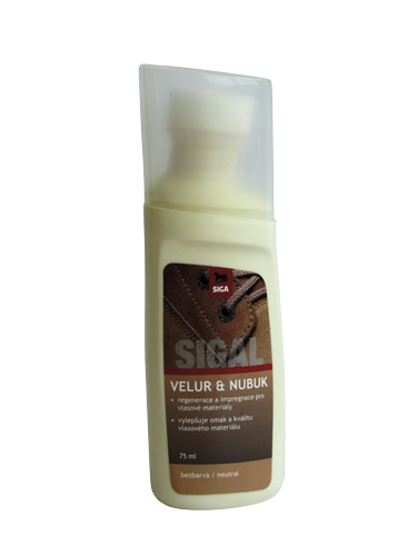 SIGAL velur nubuk s aplikátorem 75ml