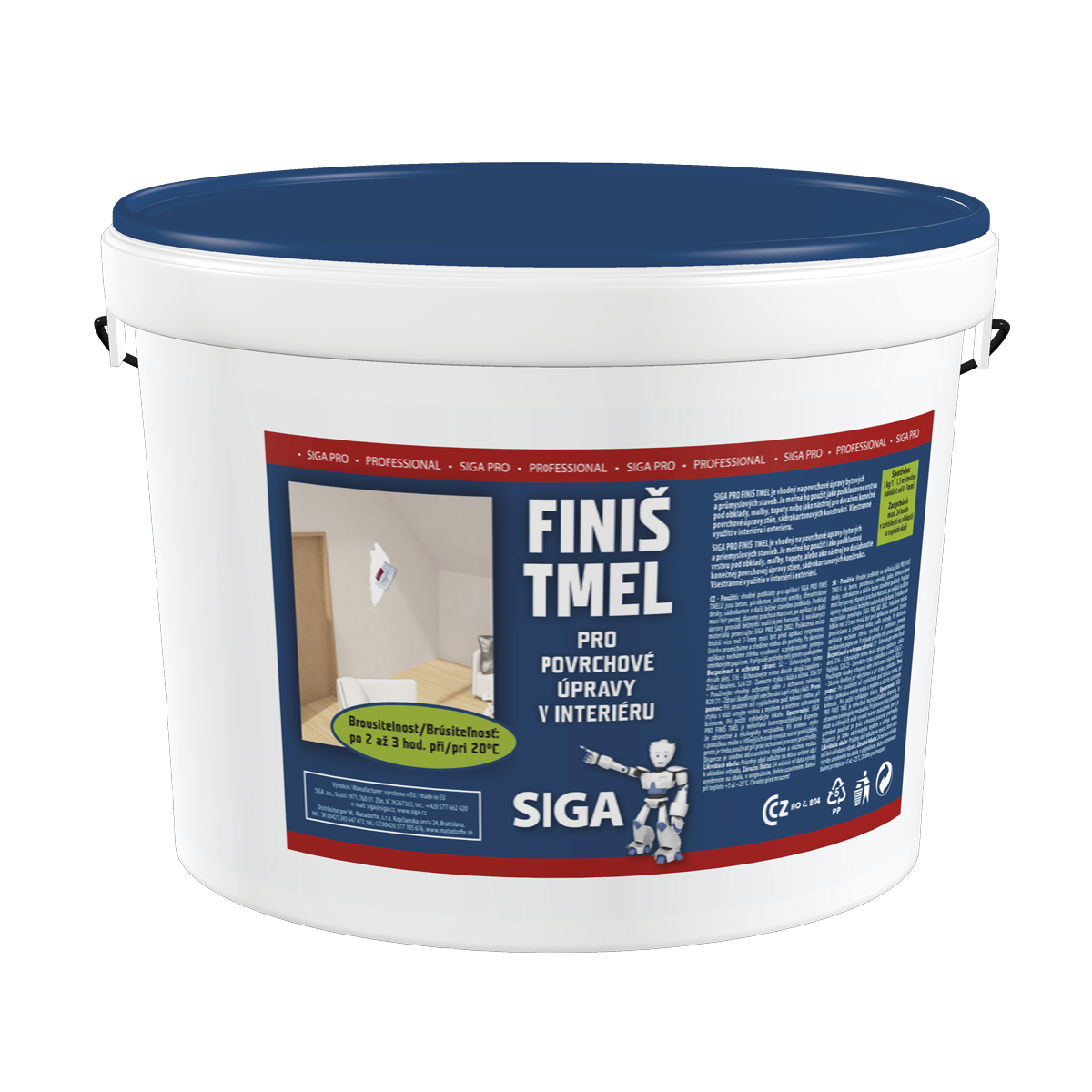 SIGA PRO finiš tmel 1,6 kg